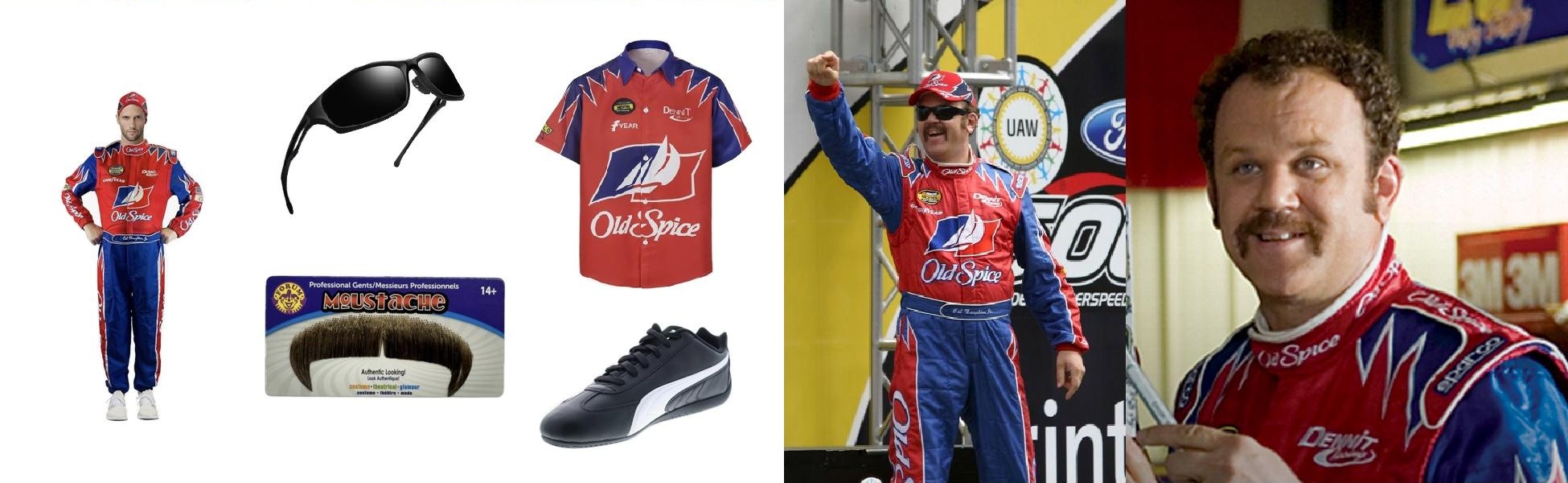 Cal Naughton Jr Talladega Nights Costume Guide