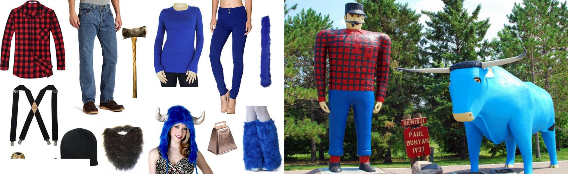 Paul Bunyan & Babe the Blue Ox Costume Guide