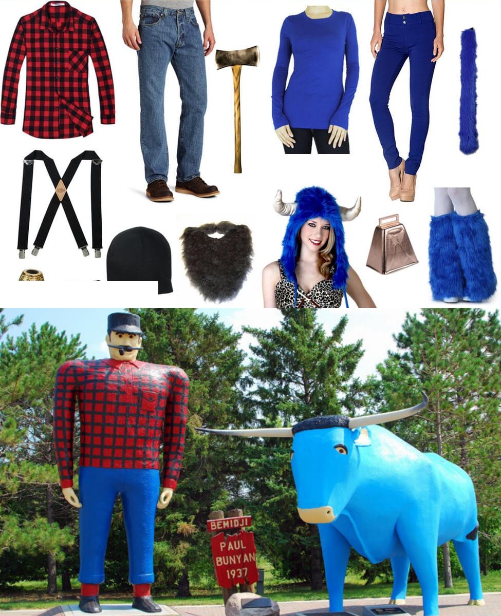 Paul Bunyan & Babe the Blue Ox Costume Guide
