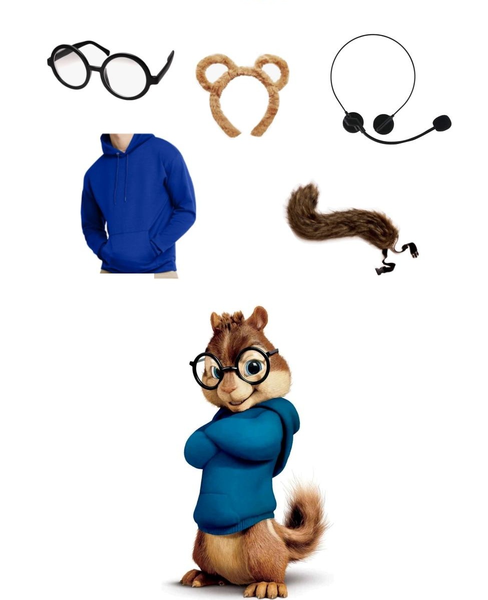 Simon from Alvin and the Chipmunks Costume