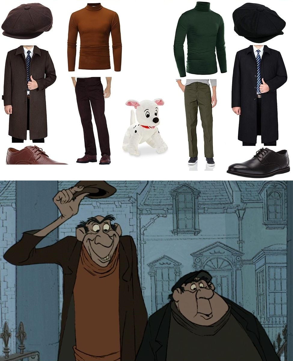 Jasper and Horace 101 Dalmatians Costume Guide
