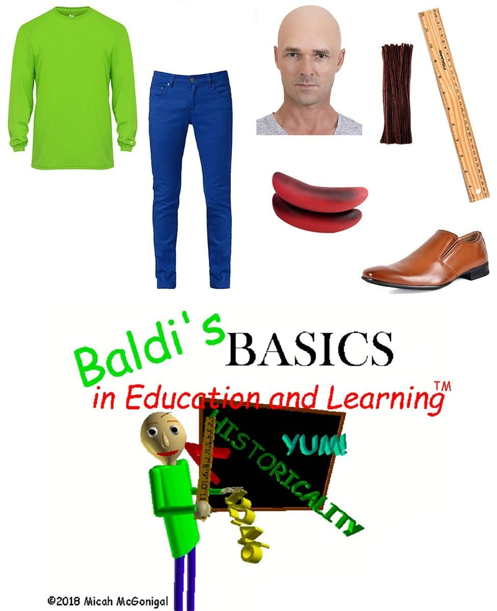 DIY Baldi Costume Guide