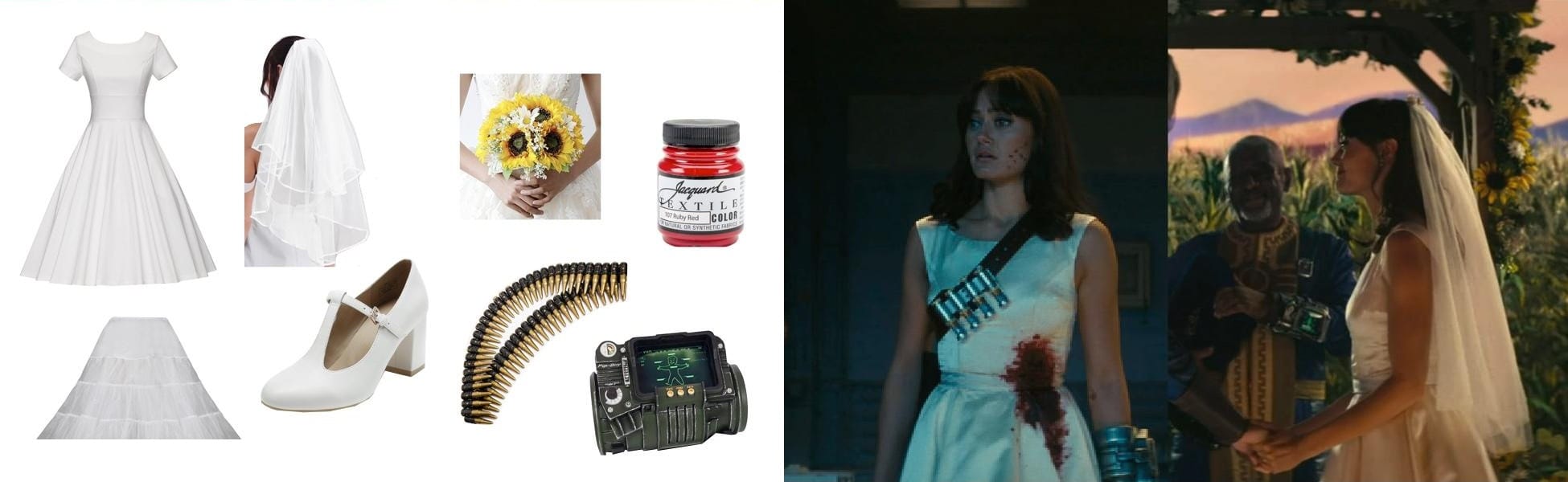 Lucy Fallout Wedding Dress Costume Guide