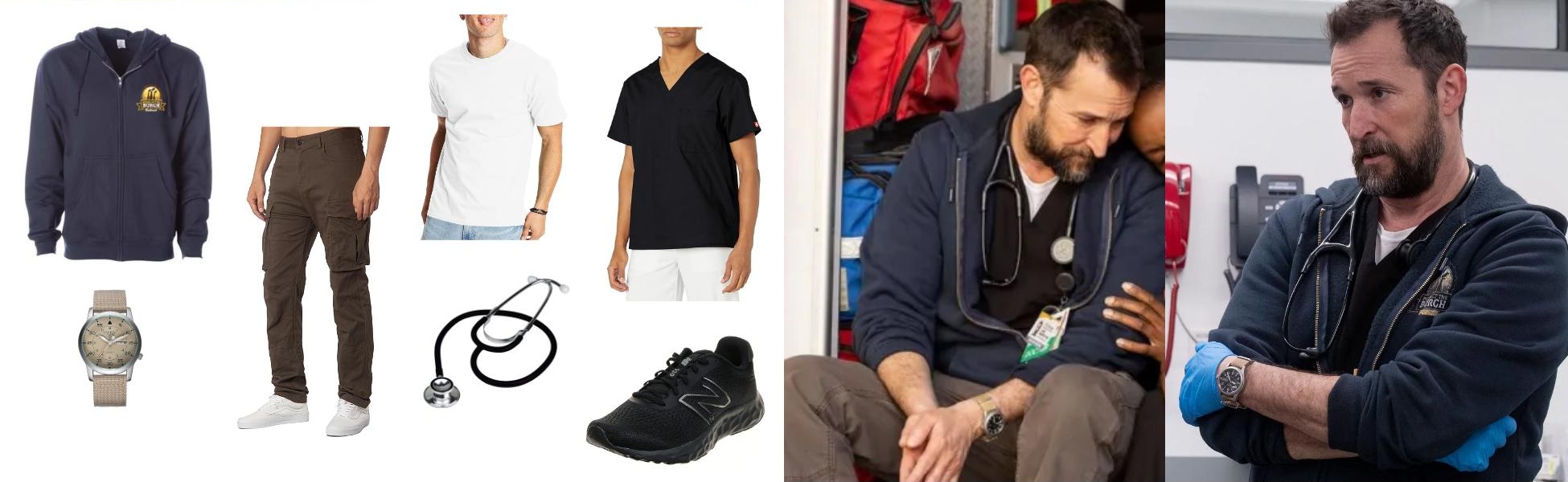 Dr. Robby Robinavitch The Pitt Costume Guide