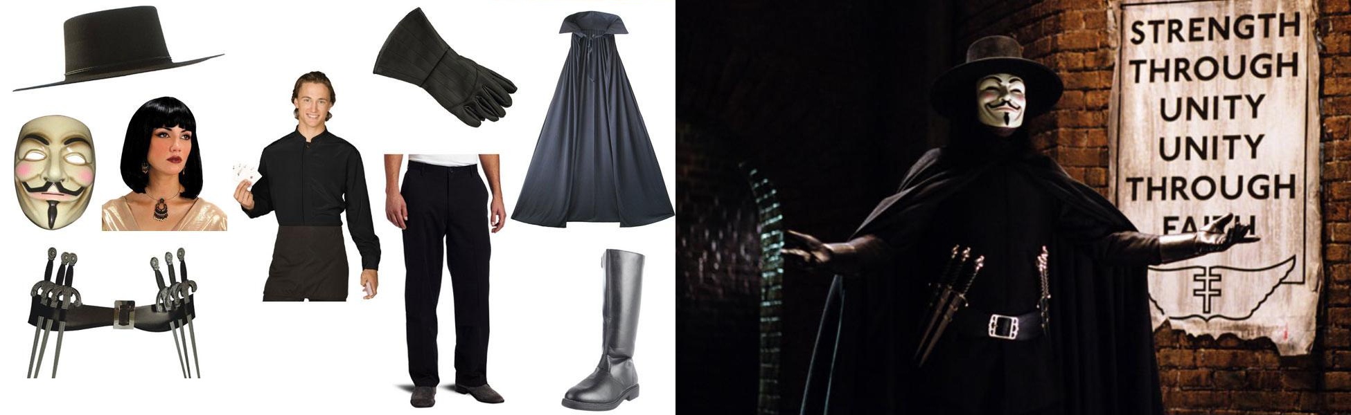 DIY V for Vendetta Costume Guide