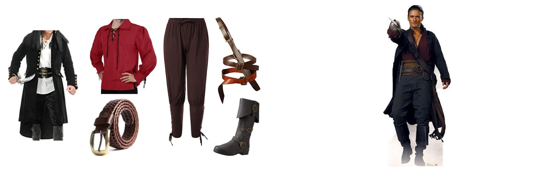 Will Turner Pirates of the Caribbean Costume