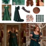 Penelope Featherington Emerald Dress Costume