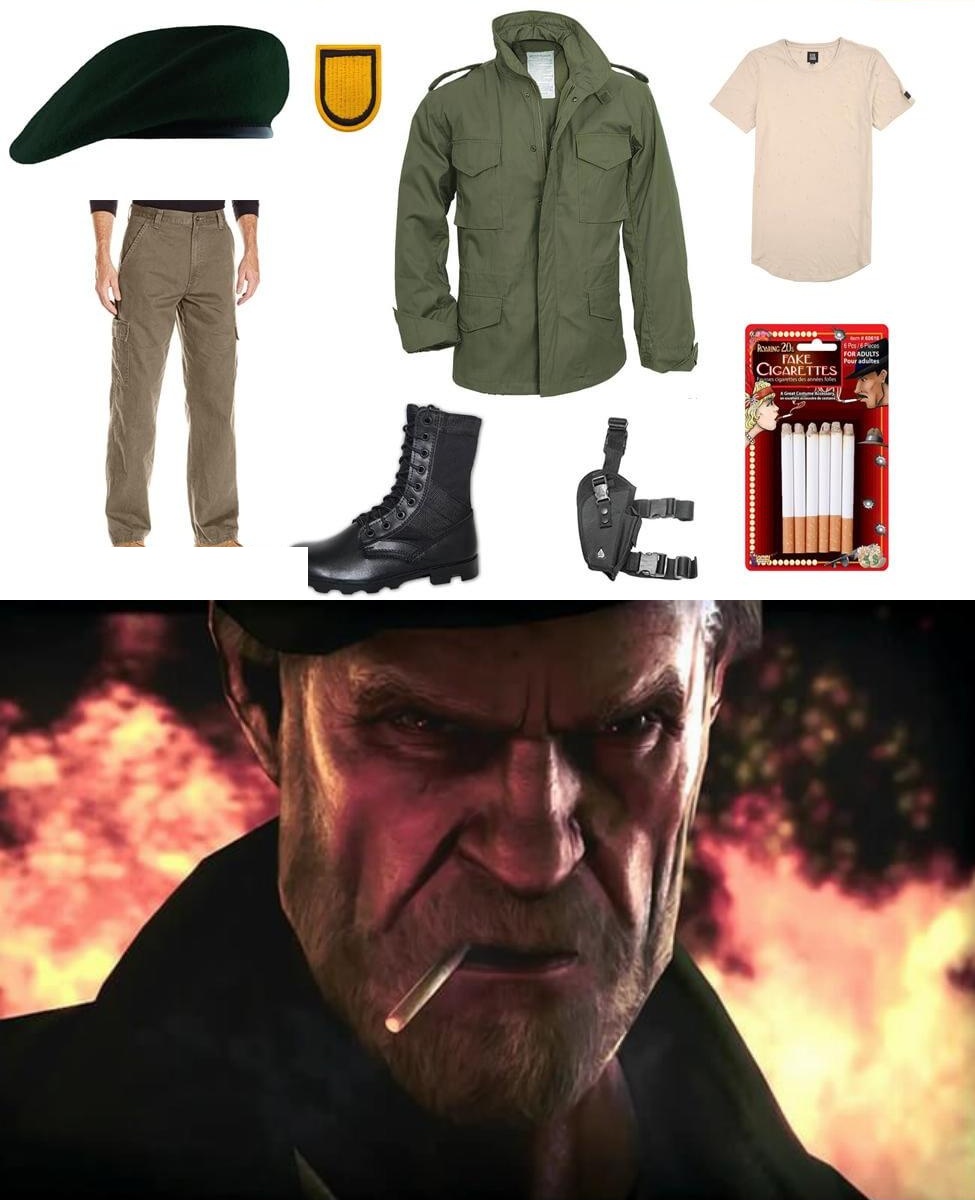 Bill from Left 4 Dead Cosplay Guide