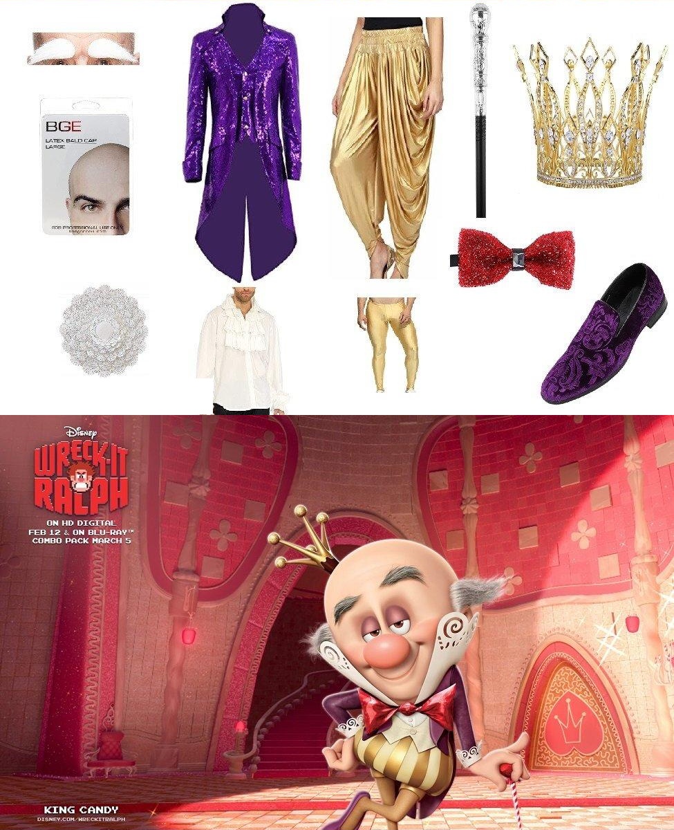 King Candy Wreck-It Ralph Costume Guide King Candy Wreck-It Ralph Costume Guide
