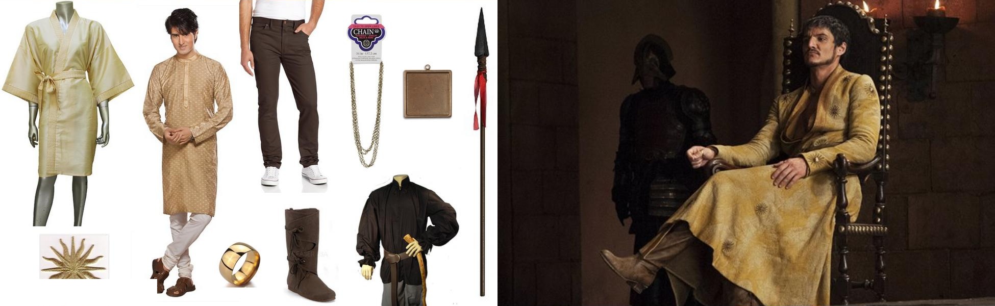 Oberyn Martell DIY Costume Guide Oberyn Martell DIY Costume Guide