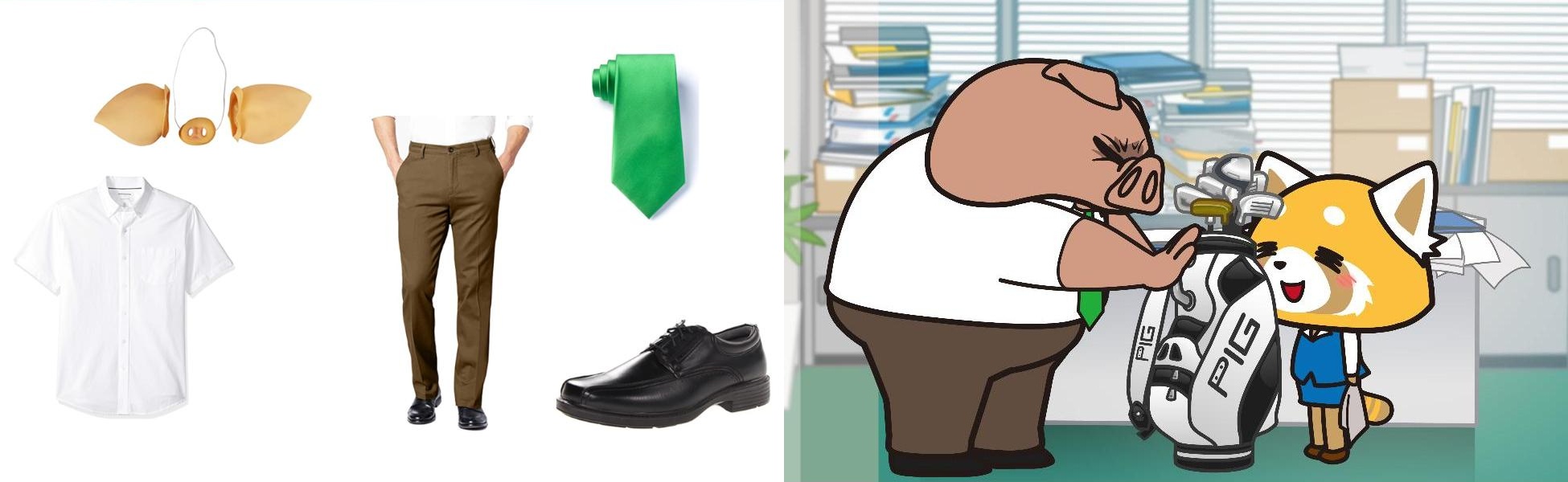 Director Ton from Aggretsuko Costume Guide