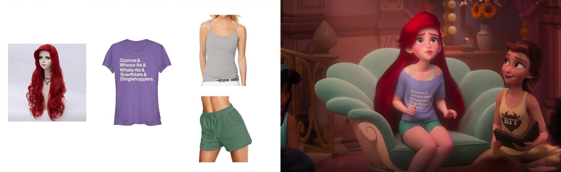 Ariel Wreck-It Ralph 2 Costume Guide Ariel Wreck-It Ralph 2 Costume Guide
