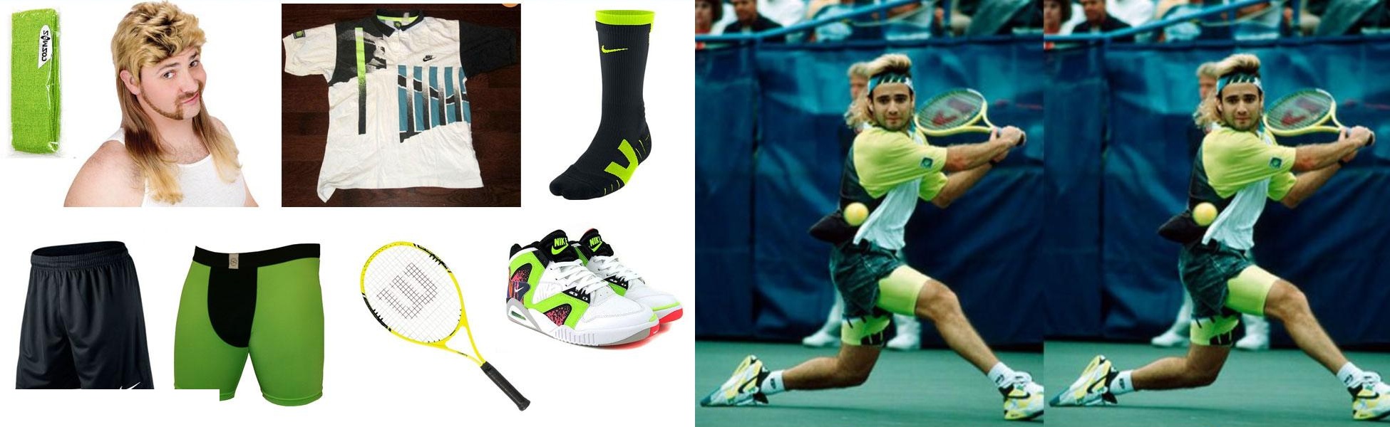 Andre Agassi DIY Costume Guide